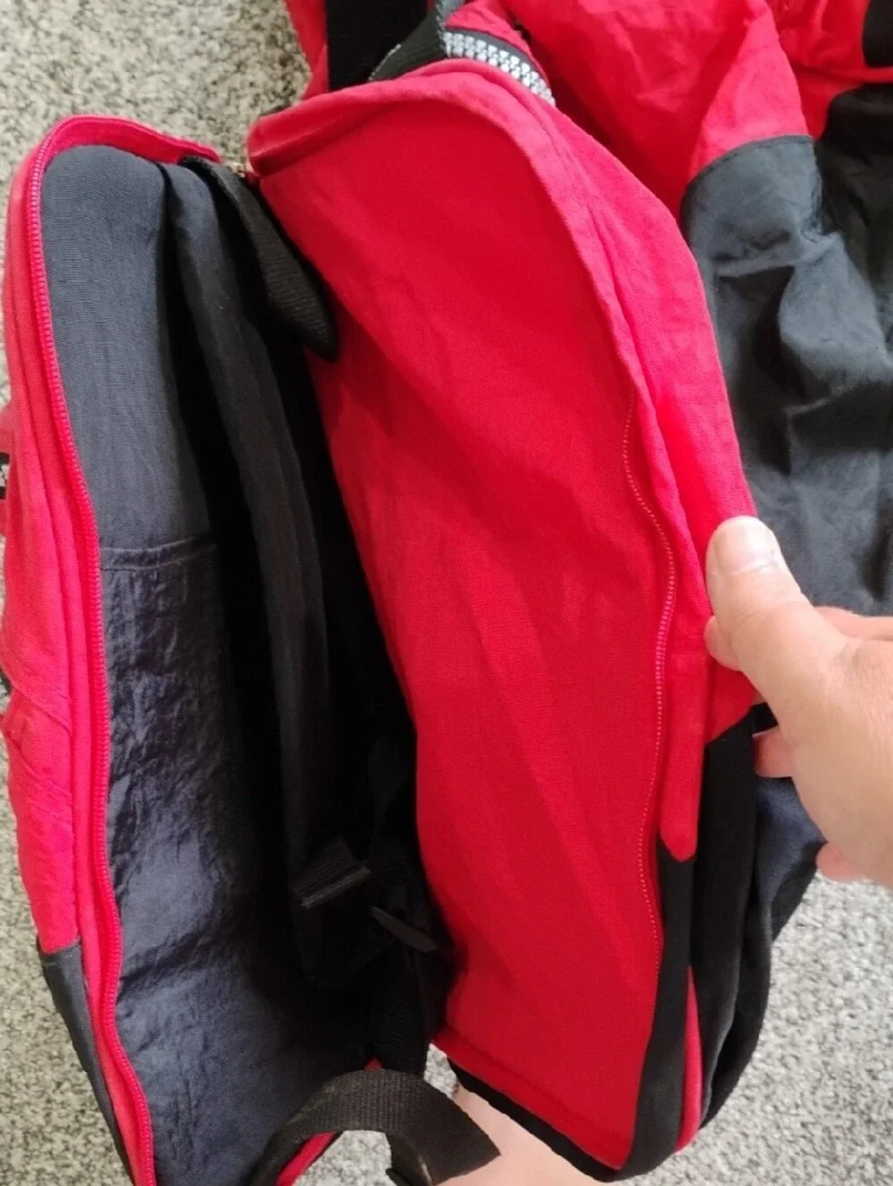 Marlboro Red and Black Duffel Sling Bag